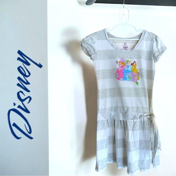 Disney l Girl’s Cinderella Dress l Side-tie accent l Short Sleeve l M 7 l EUC - Picture 1 of 11
